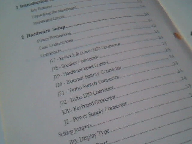 User's Manual Guide - 80486 50/33/25/20 MHz MainBoard Technical Reference 1992 - image 4