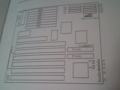 User's Manual Guide - 486 MainBoard 25/33/50 MHz PT-426v PT-426i — image 5