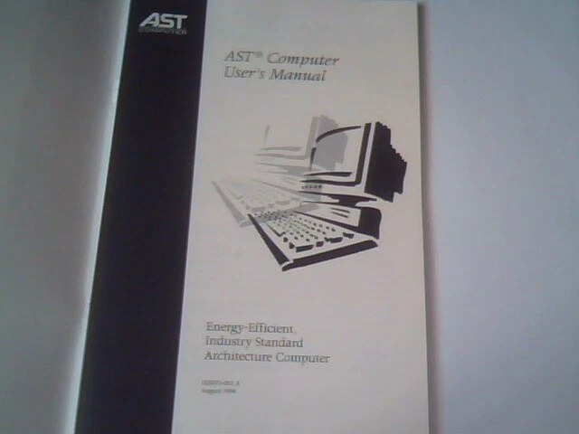 User's Manual Guide - AST Computer August 1994 003076-001 A - image 3