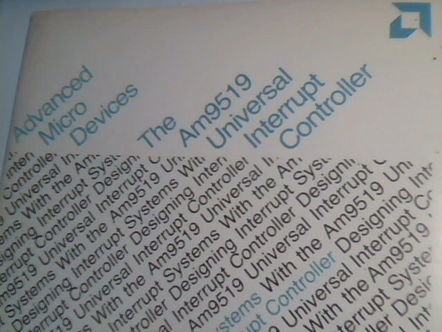 User's Manual Guide Advanced Micro Devices Am9519 Universal Interrupt Controller - image 2