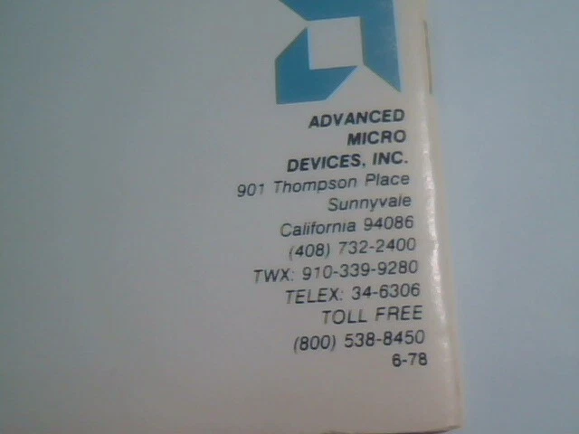 User's Manual Guide Advanced Micro Devices Am9519 Universal Interrupt Controller - image 3