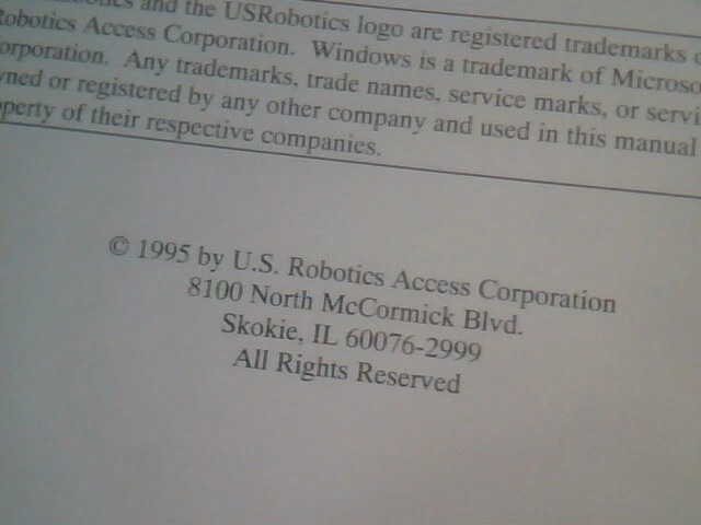 User's Manual Guide - US Robotics Sportster Si 14.4 personal faxmodem - image 4