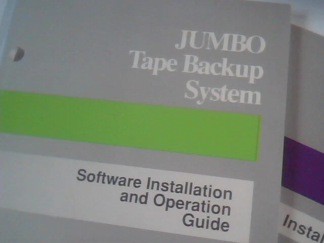 User's Operation Manual Guide - Colorado Tape Backup System Jumbo 250MB - image 2