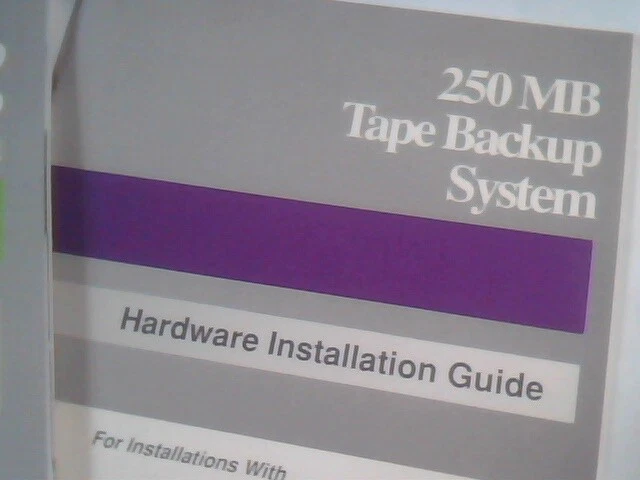 User's Operation Manual Guide - Colorado Tape Backup System Jumbo 250MB - image 3