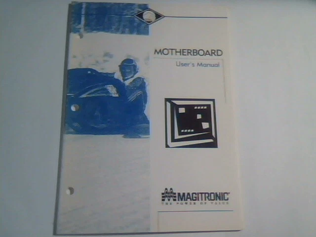 User's Manual Guide - Magitronic GA-586ATV PCI ISA Bus Motherboard 586ATV
