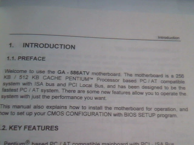 User's Manual Guide - Magitronic GA-586ATV PCI ISA Bus Motherboard 586ATV - image 4