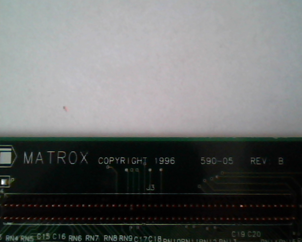 PCI Video card Matrox 590-05 Rev B MGA MIL/4/DELL3 00081992 ID7059000 DVI VGA - image 3
