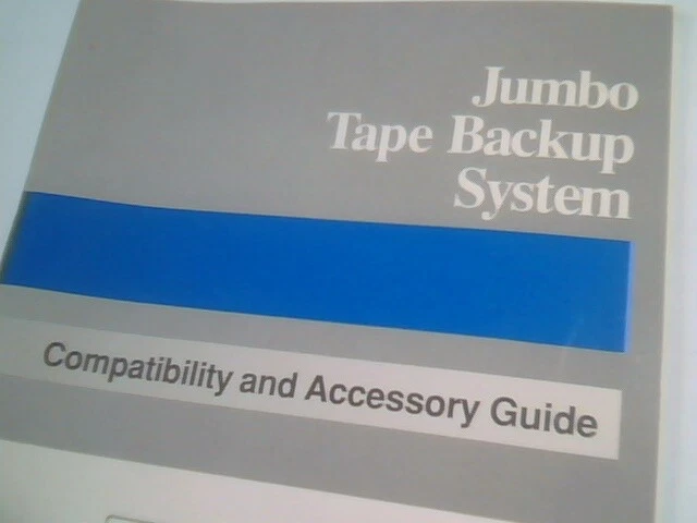 User's Manual Guide - JUMBO Tape Backup System Compatibility Accessory F158 C - image 2