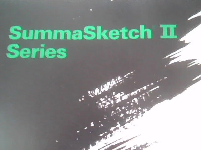 User's Manual Guide - SummaSketch II 2 Series Summagraphics drivers utilities - image 4