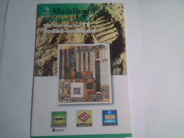 User's Manual Guide - Mainboard Pentium MMX TX Sound-on-board i430TX