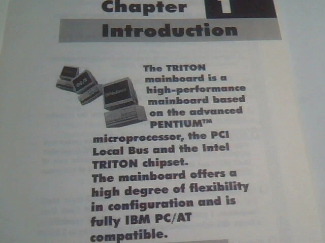 User's Manual Guide - Triton PCI Bus Mainboard Super Multi-I/O Version 2.0 - image 5