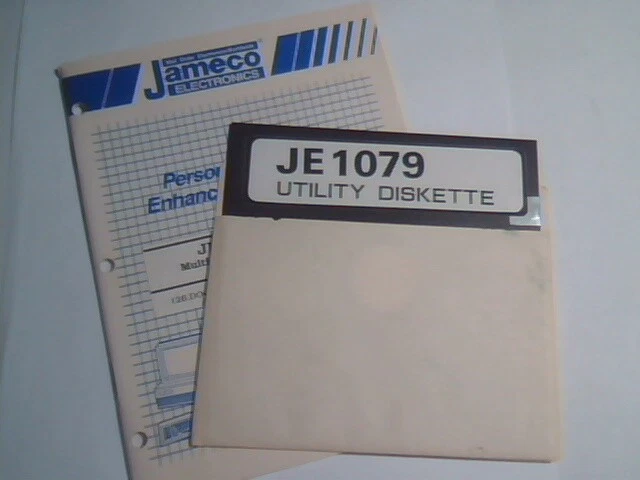 User's Manual + Floppy - Jameco JE1077 JE1079 Multi-I/O Floppy Controller