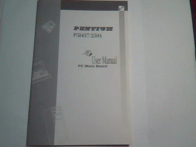 User's Manual Guide - Pentium P51437/250A Green Mainboard Ver 2.0