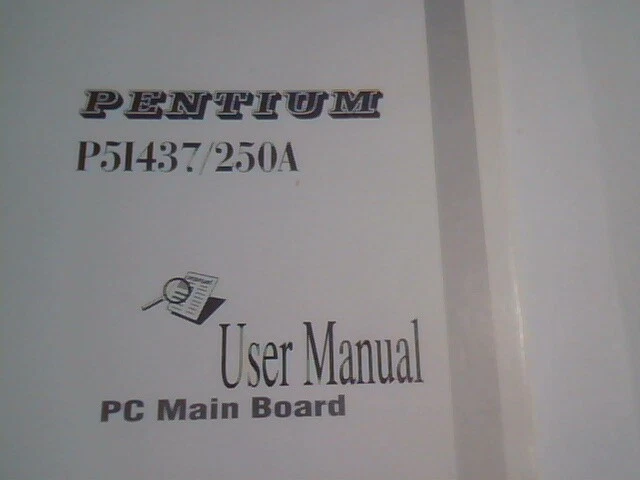 User's Manual Guide - Pentium P51437/250A Green Mainboard Ver 2.0 - image 2