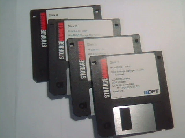 4 floppy disks - DPT Storage Manager 1996 - drivers, utilities, manager - image 3