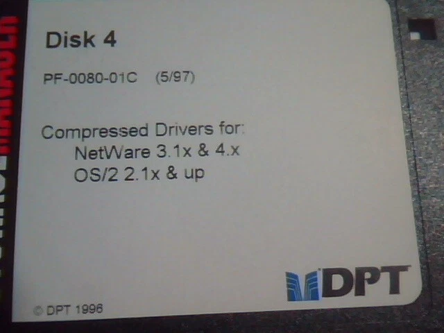 4 floppy disks - DPT Storage Manager 1996 - drivers, utilities, manager - image 7