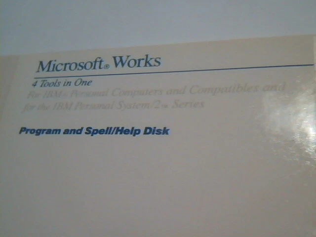 Set of six 3.5 floppy disks - IBM Microsoft Paintbrush Works Mouse Version 1.05 - image 2