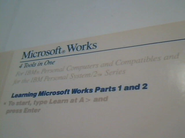 Set of six 3.5 floppy disks - IBM Microsoft Paintbrush Works Mouse Version 1.05 - image 5