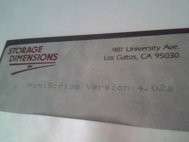 Speedstar - Hard Disk Drive Integration Diagnostic - Utility Manual and Floppy - image 2