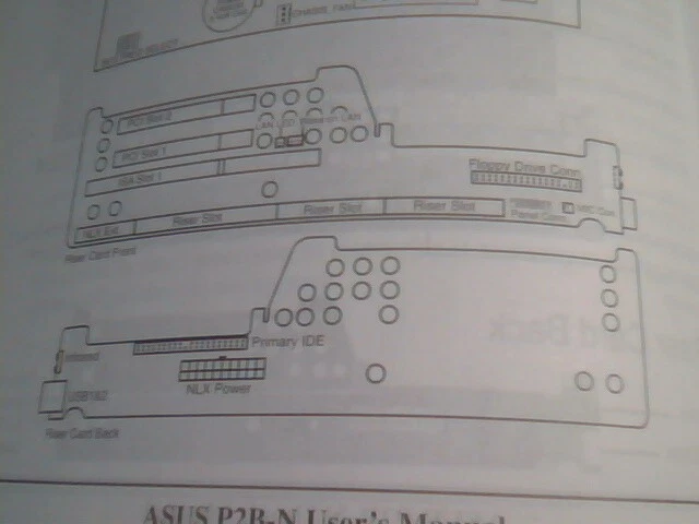 User's Guide Manual - ASUS P2B-N NLX Mainboard Intel 440BX AGPset 1998 1.03 - image 7