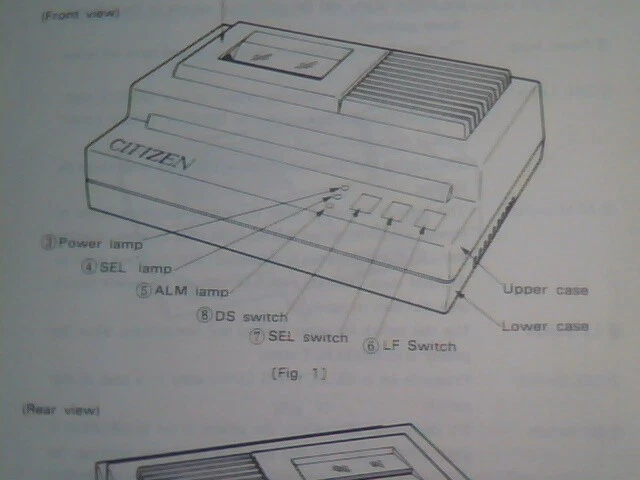 User's Guide Manual - Citizen Personal Printer iDP-560CN iDP-560CNL Japan CBM - image 5