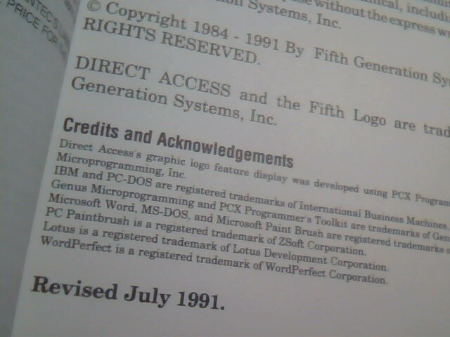 User's Manual + floppies - Direct Access Automatic Menu System Fifth Generation - image 7