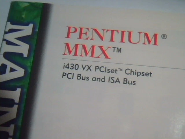 User's Manuals Guides - Pentium MMX Mainboard - image 3