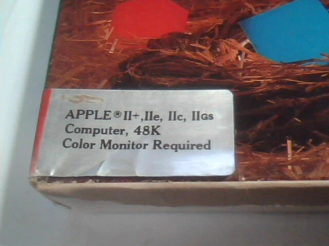 Manual + floppy disk - The Learning Company Gertrude's Secrets game Apple II 2 - image 2