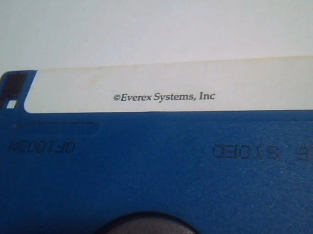 3.5" Floppy disk - EMAC Utilities Software Ver 3.32 Everex Systems 1991 - image 4