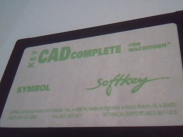 Key CAD Complete for Macintosh by Softkey - floppy disks and book manual - image 5