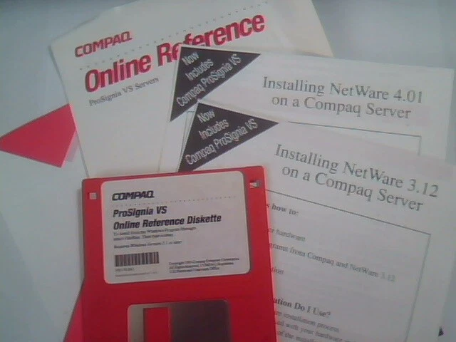 Compaq ProSignia VS Servers online reference - flyers + floppy disk - image 3
