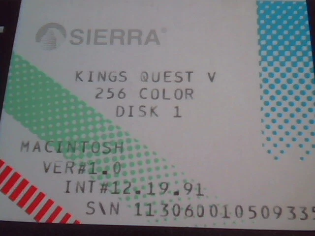 King's Quest V 5 floppy disks - Sierra - Macintosh Color Macs - image 9