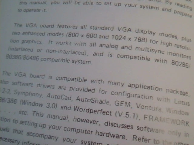 User's Manual Guide - Enhancements for Personal Computers VGA-2280A board M3125 - image 4