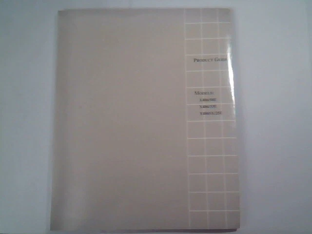 SEALED Product Guide - X486/50E X486/33E X486SX/25E Xpress desktop computer