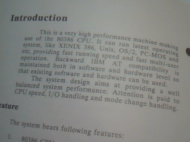User's Manual Guide - 386-20/25 Mainboard 1989 rev 1.1a 80386 - image 4