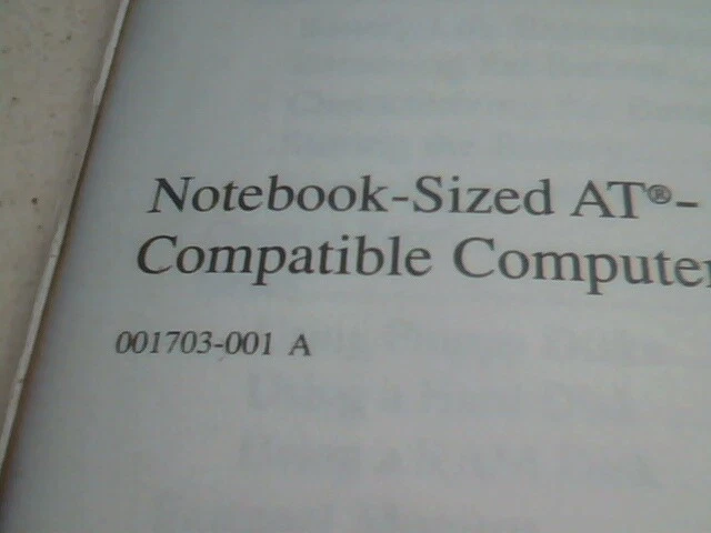 User's Manual Guide - AST PowerExec EL Computer Pocket Guide AT compatible - image 4