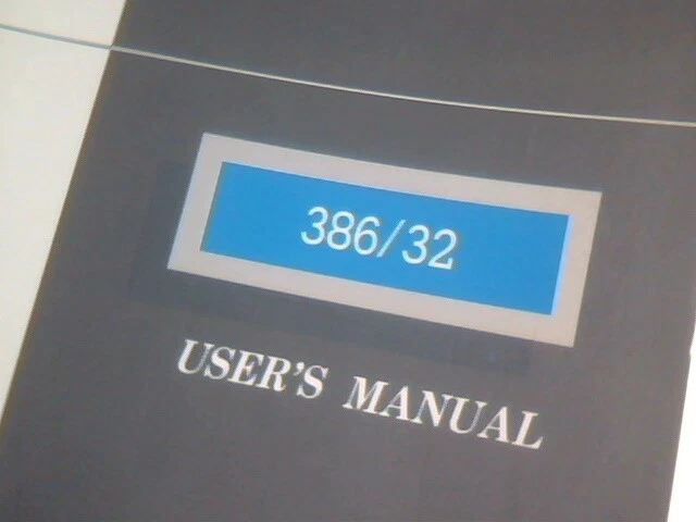 User's Manual Guide - 386/32 System Board 1988 CS8230 - image 2