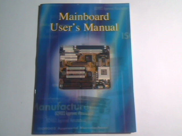 User's Manual Guide - Mainboard Ali Aladdin M1543 M1542 chipset