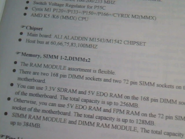 User's Manual Guide - Mainboard Ali Aladdin M1543 M1542 chipset - image 4