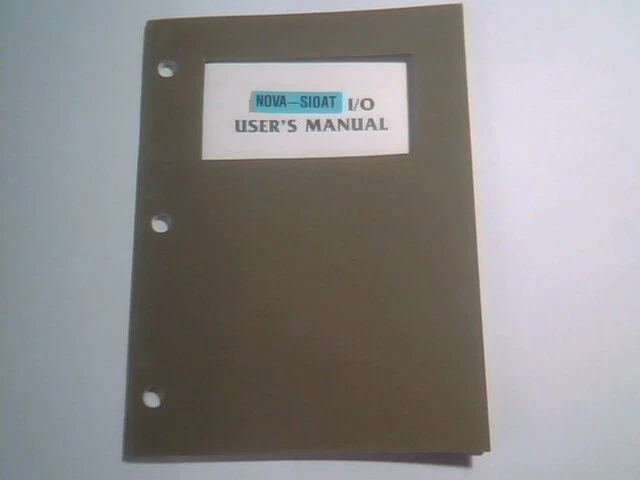 User's Manual Guide - NOVA-SIOAT Diamond I/O DIO-100