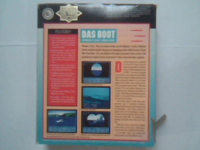 Vintage DOS 5.25 floppy Das Boot U-Boat Simulation Game IBM Tandy Three-Sixty - image 3