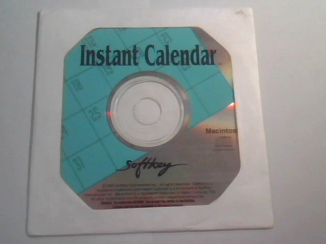 CD - Instant Calendar Softkey Macintosh CDRM1268420