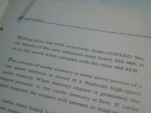 User's Manual Guide - SER 486-S mainboard 486 M/B SIS-486 - image 3