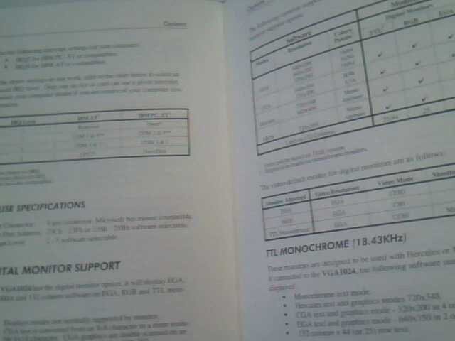 User's Manual Guide - VGA1024 video adapter - image 5