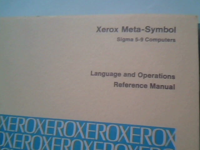 Original binder - Xerox Extended FORTAN IV Operations Debug Sigma 9 computer - image 6
