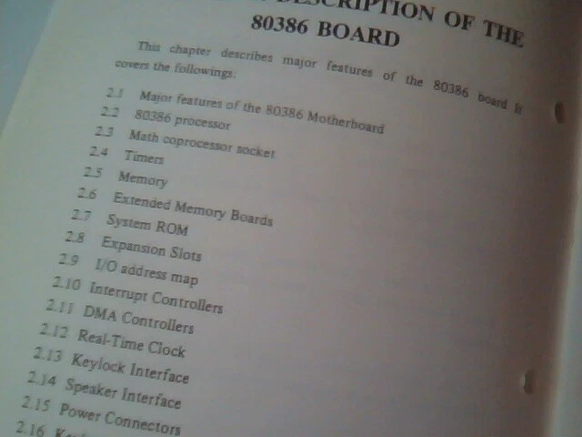 User's Manual Guide - 80386 Motherboard Version 3.3 - image 5