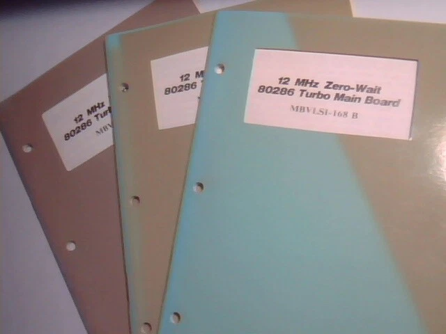 User's Manual Guide - MBVLSI-168 B 12MHz Zero-wait 80286 Turbo Mainboard - image 2