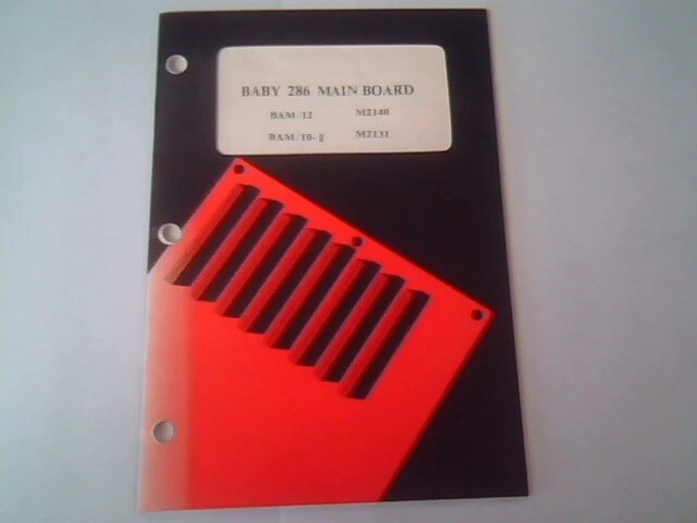 User's Manual Guide - Baby 286 Main Board BAM/12 BAM/10-II M2140 M2131
