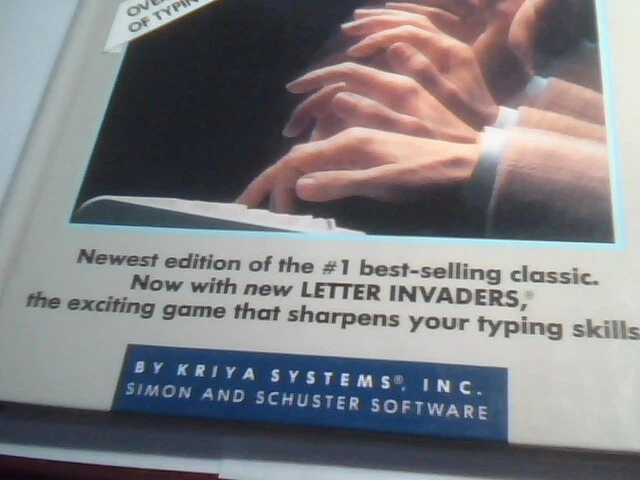 Typing Tutor IV 4 by Kriya Systems PC PC/XT AT PCjr - Letter Invaders floppy - image 2
