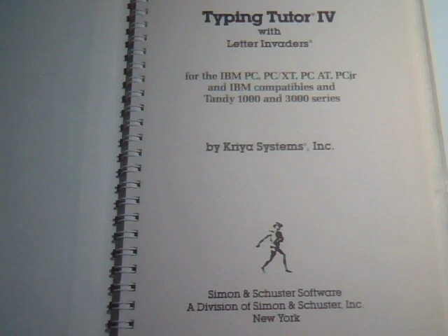 Typing Tutor IV 4 by Kriya Systems PC PC/XT AT PCjr - Letter Invaders floppy - image 4